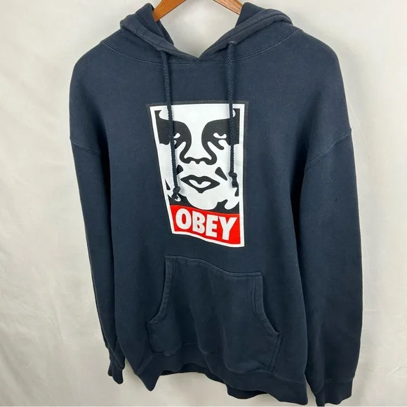Obey Men's Black Hoodie Size Medium - Picture 9 of 9